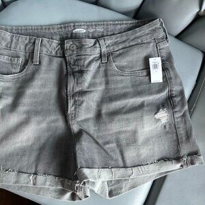 BNWT Black Faded Denim Short Sz 16 from Old Navy
